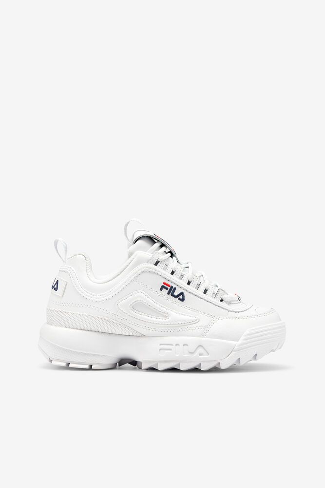 Fila Trainers Womens White Disruptor 2 Premium - Ireland 68142-ABYH